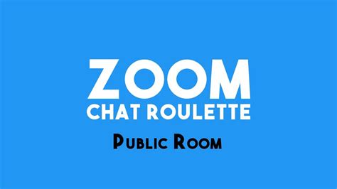 zoom chat roulette